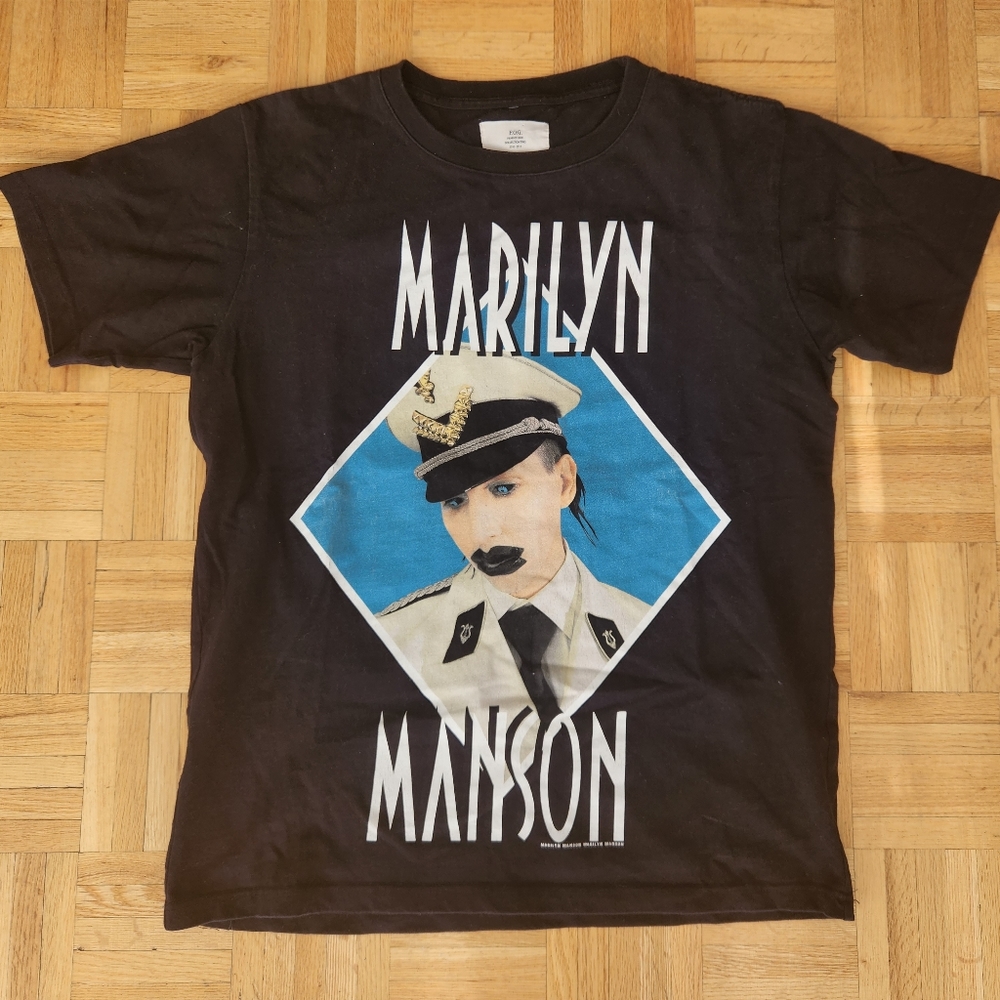 Fear of god Marilyn Manson tshirt